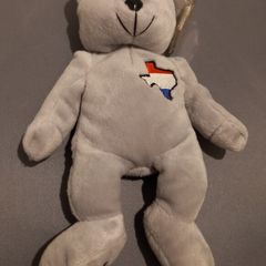 Vintage beanie bear, Collecticritters "Texas"