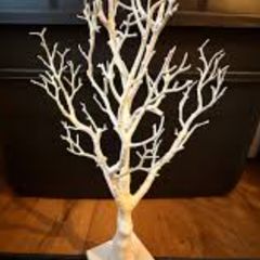 wishing tree table + decor