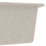 Kitchen Sink with Overflow Hole Double Basins Beige Granite Image 5