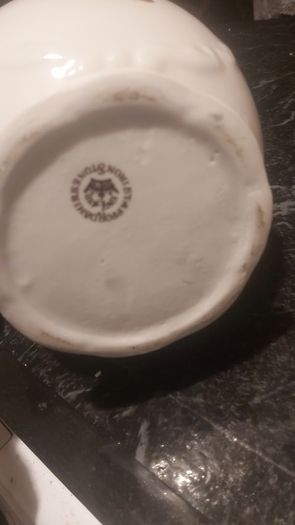Large Staffordshire ironstone vase