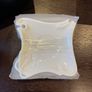 Set of 4 white porcelain espresso cups with saucers Image 3