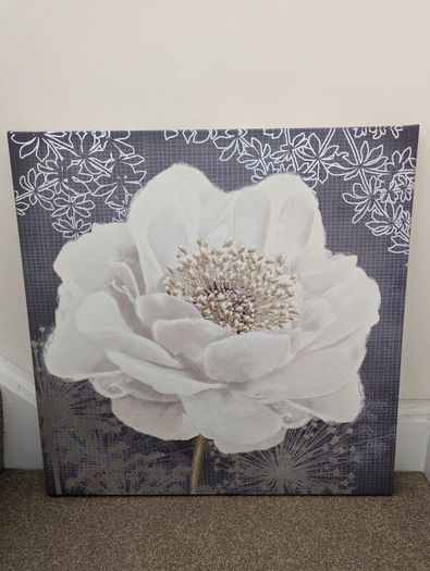 2 x Foil Print on canvas