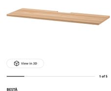 Besta oak top panels 120cm discontinued by ikea