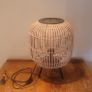 Rattan and Iron Table Lamp Image 9