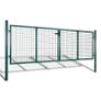 Garden Mesh Gate Fence Door Wall Grille 289 x 75 cm / 306 x 125 cm Image 2