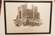 Print "Bunratty Castle Co. Clare"  by Liam Delaney in a wooden glazed acrylic matt glass  30.5x42cm