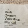 Audi Owners Workshop Manual Image 9