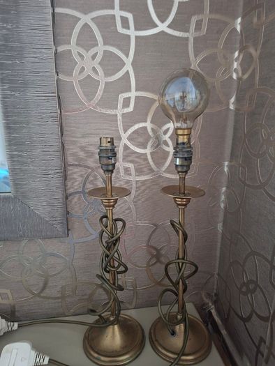 Vintage Brass Lamps (price is for both)