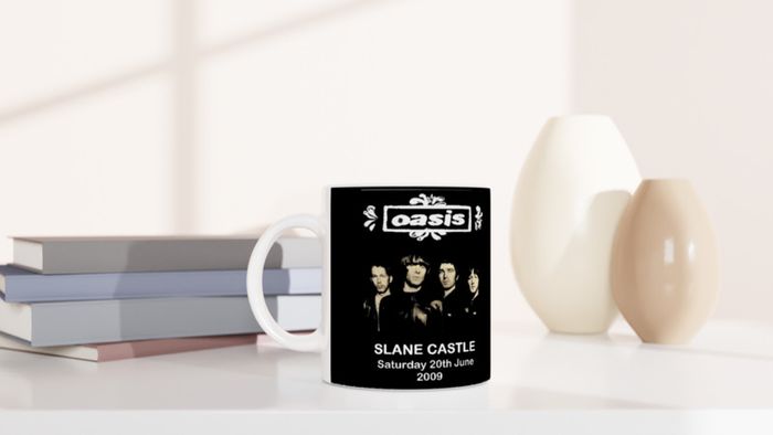 Oasis Slane Castle Ireland 2009 11oz Ceramic Mug