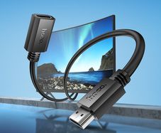 Hoco US13 HDMI Male To HDMI Female HD Extension Cable L=2M