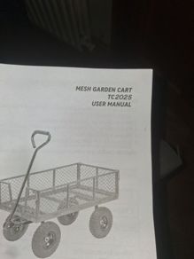 Garden cart TC2025 brand new in the box.carrys half a tonne