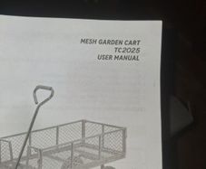 Garden cart TC2025 brand new in the box.carrys half a tonne