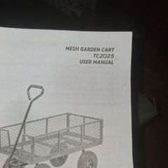 Garden cart TC2025 brand new in the box.carrys half a tonne