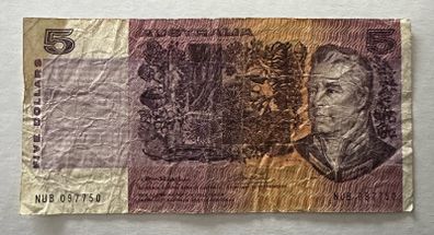 Australia 5 Dollars Banknote