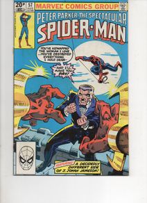 Peter Parker The Spectacular Spider-man #57 These Wings Enslaved (1981) Marvel Bronze Age Comic
