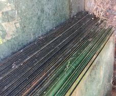 Collection of glass panels - various sizes
