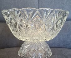 Pineapple Vintage Pedestal Bowl France