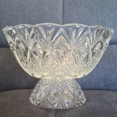 Pineapple Vintage Pedestal Bowl France