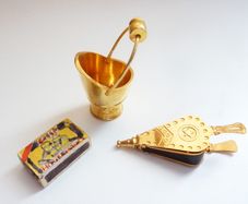 Vintage dolls house fireside bundle
