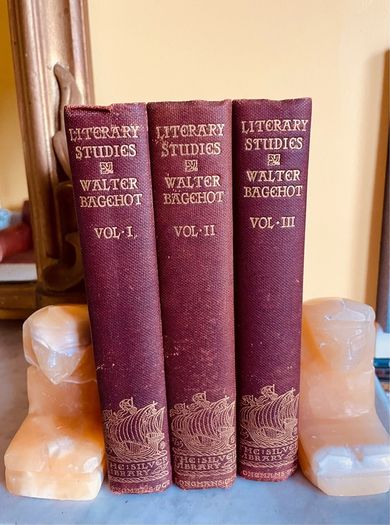 Vintage Onyx Marble Sphinx Bookends Heavy Decorative Pair