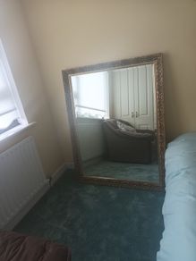 Vintage 70's Very Large Gilt Framed Mirror