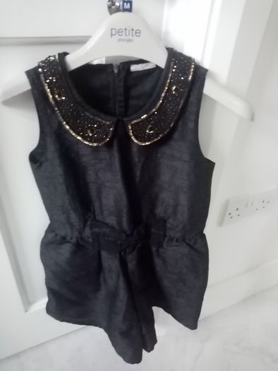 NEXT girls Christmas playsuit