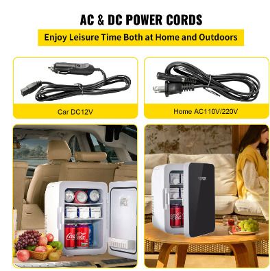 BRAND NEW 10L Mini Makeup Fridge Car Refrigerator Freezer Cooler & Warmer for Home Car Use Storing Skincare Cosmetic Food Drink