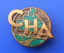 Co-Operative Holidays Association (CHA) - membership badge (1960's)