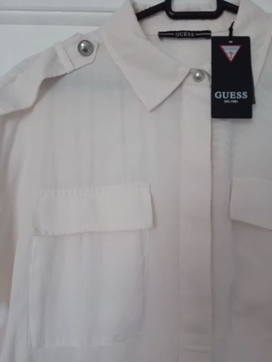 Guess Short Sleeve Blouse - Size S UK 10 to 12 - RRP 67