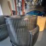 Vintage 3 glass plant holders Image 4