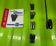 Racing bike gear barrel adjusters