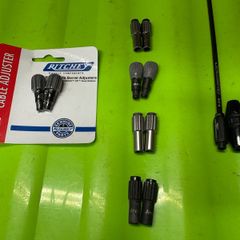 Racing bike gear barrel adjusters