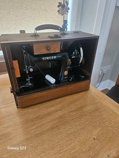Sewing Machine Case and Base.