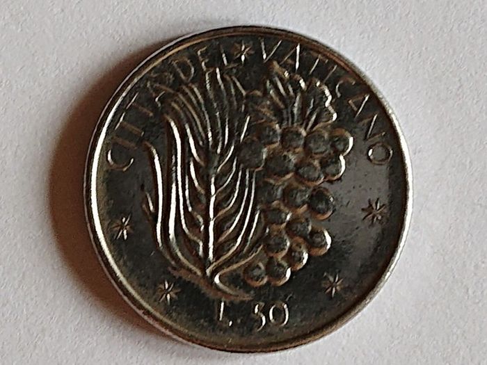 1977 Vatican City/Citta Del Vaticano 50L/Lire Coin - Paul VI