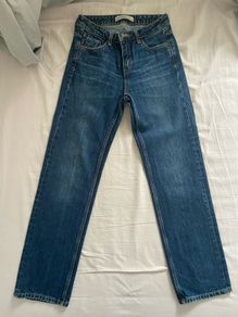 zara blue jeans