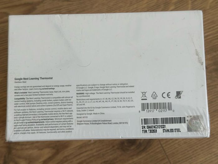 Google Nest Thermostat