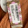 Boohoo Ruffle hem caramel colour chiffon mini dress size 12 Image 2