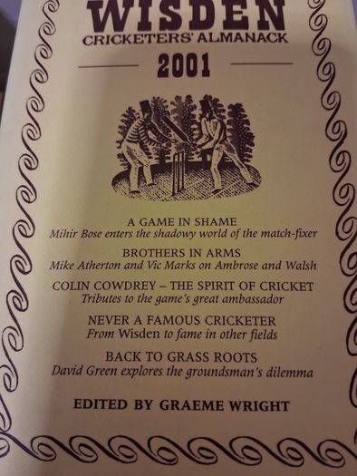 Cricket Books. Wisden Cricketers Almanack. Years 1996 to 2003. Eight Books In Chronological Order.Collect In Dublin Or Receive Via Post.