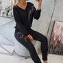 2 piece  tracksuit set with zircon panther Image 8