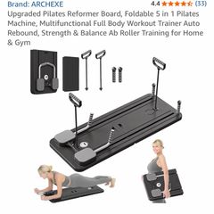 Pilates reformer board