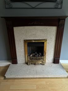 FIREPLACE (solid wood and marble)