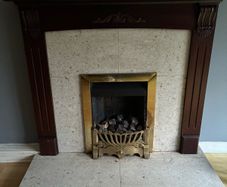 FIREPLACE (solid wood and marble)
