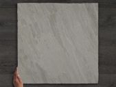 Kandla Grey Sandstone Hand-Cut Calibrated Paving Slab 60x60x2.2cm