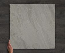Kandla Grey Sandstone Hand-Cut Calibrated Paving Slab 60x60x2.2cm