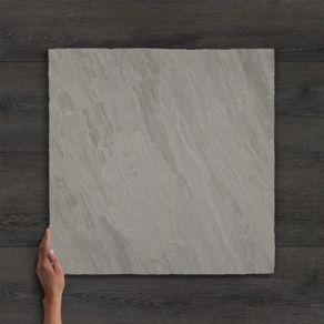 Kandla Grey Sandstone Hand-Cut Calibrated Paving Slab 60x60x2.2cm