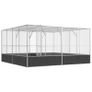 Aviary Silver 418x414x212 cm Steel Image 6