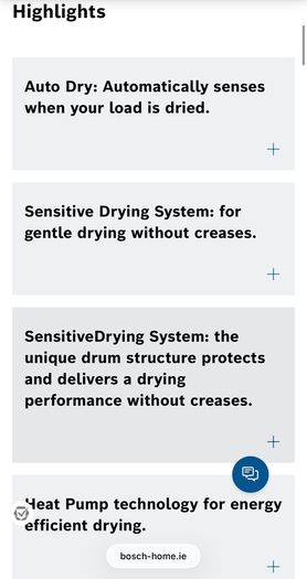 BOSCH dryer tumble