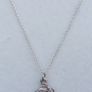 Vintage Sterling Silver  Pendant  and Chain 925. Fish Zodiac length 18" - 3,56g Image 3