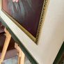 Vintage Peonies Floral Original Acrylic Painting In Ornate Frame Image 9