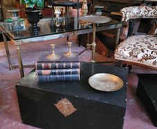 19th Century laquerware trunk